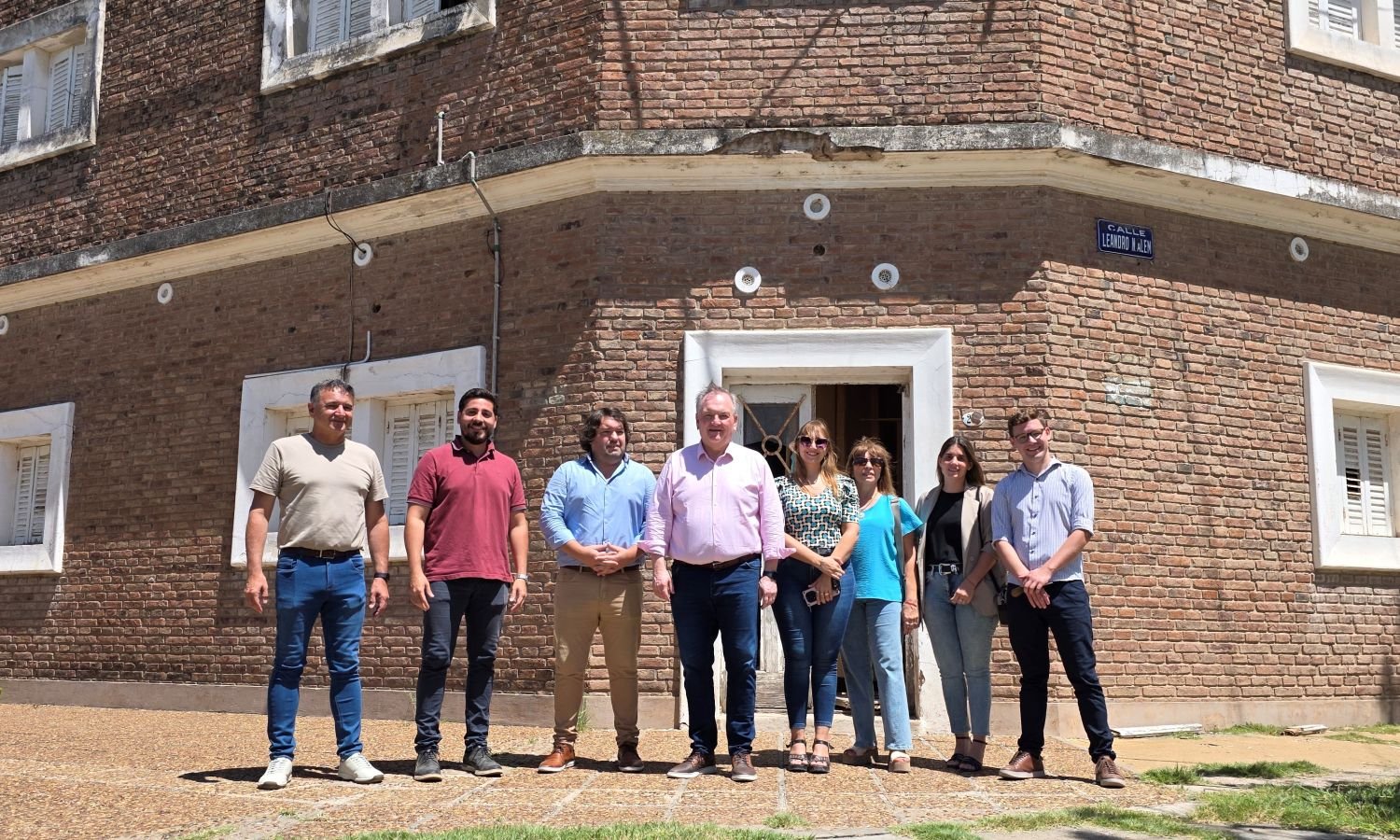Felipe Michlig y Marcelo González anuncio nuevo edificio Instituto 26 Ceres