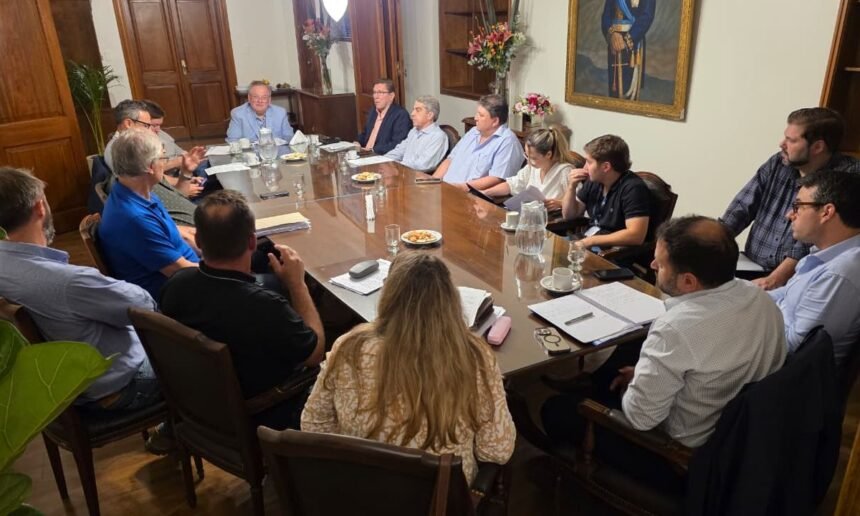 Reunión del Senado de Santa Fe por la Ley Orgánica de Municipios