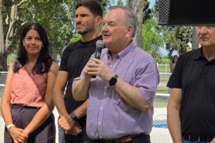 Obra de nuevos sanitarios en el Parque Alfonsina Storni de San Guillermo financiada con aporte provincial