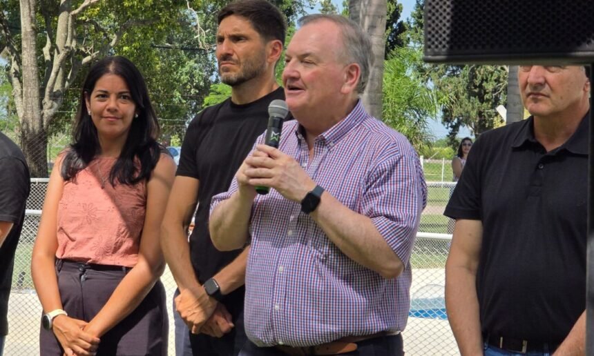 Obra de nuevos sanitarios en el Parque Alfonsina Storni de San Guillermo financiada con aporte provincial