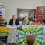 Presentación del Rally de los 4 Vientos en Ceres con entrega de aportes para obras de infraestructura