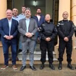 Acto de asunción de la Directora de Policía Marcela Genoveva Fernández como jefa de la Unidad Regional XIII junto a autoridades provinciales.