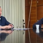 Senador Felipe Michlig reunido con Pablo Seghezzo y Germán Lagger en la Dirección Provincial de Vialidad